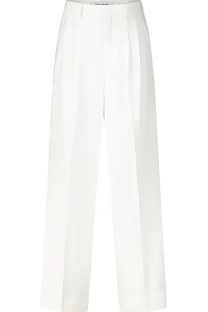 raffaello rossi Bukser, Dame, Hvid, L, Flowing Wide Leg Bukser