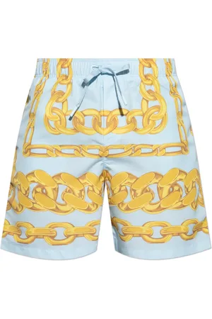 VERSACE Badetøj, Herre, Blå, L, Uld, Badeshorts