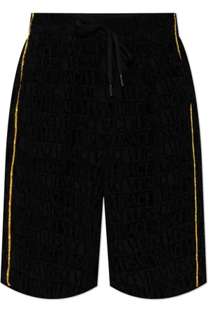 VERSACE Shorts, Herre, Sort, XS, Logo shorts