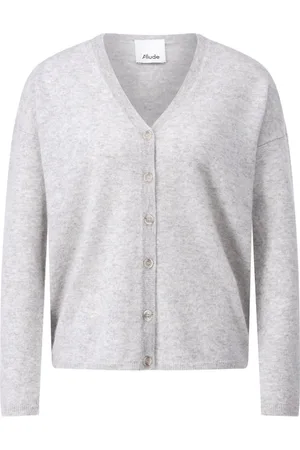 Allude Strik, Dame, Grå, M, Uld, Kashmir V-hals Cardigan
