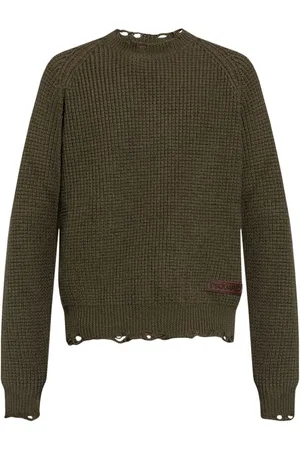 Dsquared2 Strik, Herre, Grøn, M, Grøn Pullover Sweater