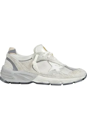 Golden Goose Sko, Herre, Hvid, 41 EU, Uld, Far-Stjerne Sneakers