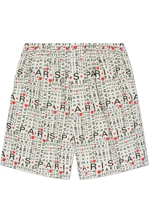 Balenciaga Shorts, Herre, Hvid, L, Shorts med logo