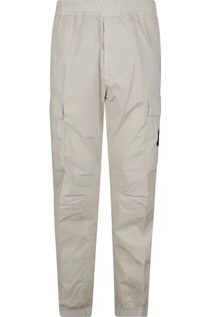 Stone Island Bukser, Herre, Grå, W33, Bomuld, Tapered Regular Bukser