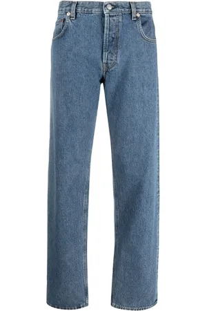 Sporty & Rich Jeans, Dame, Blå, W26, Denim, Retro Denim Fit Jeans