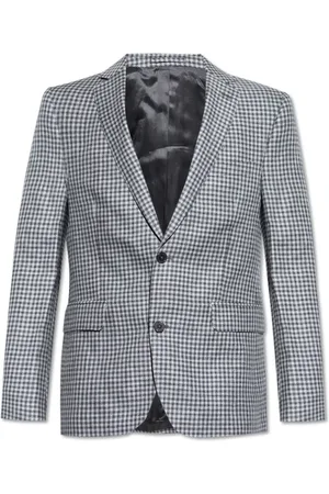 OFFICINE GENERALE Jakke, Herre, Grå, XL, Uld, Hundetand blazer