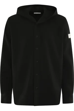 FLÂNEUR Jakke, Herre, Sort, XL, Uld, Hættetrøje Atelier Stil