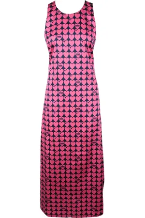 Moschino Kjole, Dame, Lyserød, XS, Bomuld, Bomuld Elastan Kjole til Kvinder