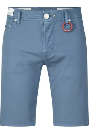 sartoria tramarossa Shorts, Herre, Blå, W32, Uld, Klassiske Slim-Fit Shorts
