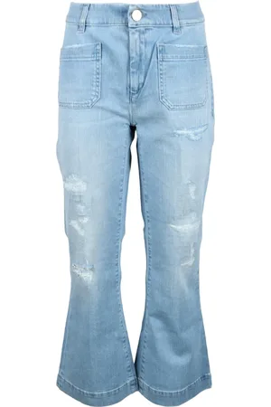 THE SEAFARER Jeans, Dame, Blå, W27, Bomuld, Klassiske bomuld elastan jeans