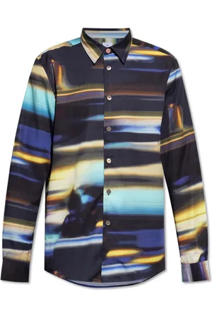 Paul Smith Skjorte, Herre, Flerfarvet, S, Bomuld, Mønstret Skjorte