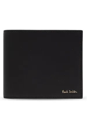 Paul Smith Tilbehør, Herre, Sort, ONE SIZE, Uld, Foldbar pung med logo