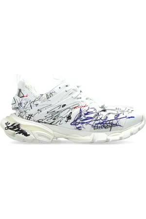 Balenciaga Sko, Dame, Hvid, 37 EU, Uld, Sneakers Track Autographe