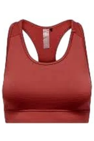 ONLY Sport, Dame, Rød, XL, Uld, Sporty Granate Kvinders Top