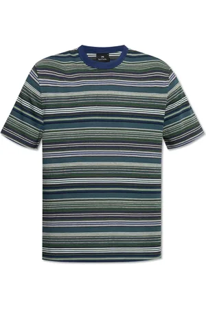 Paul Smith Top, Herre, Flerfarvet, XL, Bomuld, T-shirt med stribet mønster