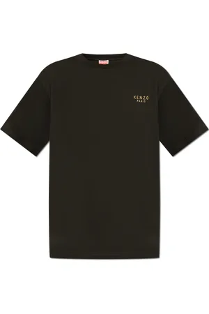 Kenzo Top, Herre, Sort, M, Bomuld, T-shirt med broderet logo