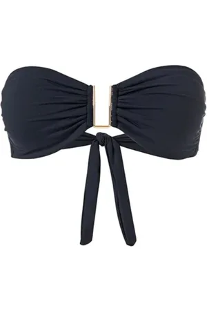 Melissa Odabash Badetøj, Dame, Sort, 2XS, Sort Bandeau Bikini Top