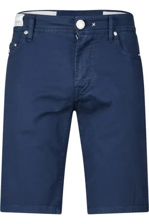 sartoria tramarossa Shorts, Herre, Blå, W34, Uld, Klassiske Slim-Fit Shorts