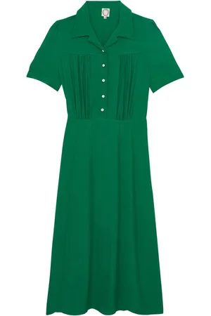 Inès de la Fressange Kjole, Dame, Grøn, XS, Angele Kjole