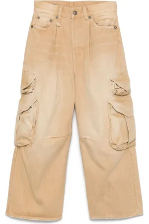 R13 Jeans, Dame, Brun, W25, Cargo Multi Pocket Bukser