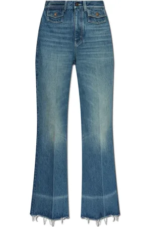 Chloé Jeans, Dame, Blå, W25, Bomuld, Jeans med Vintage Effekt
