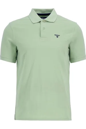 Barbour Top, Herre, Grøn, L, Bomuld, Letvægts sports polo skjorte Grøn