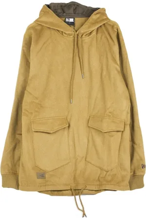 New Era Jakke, Herre, Brun, L, Klassisk hættetrøje i khaki