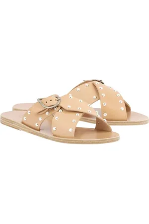 Ancient Greek Sandals Sko, Dame, , 41 EU, Læder, Nitter Læder Sandaler