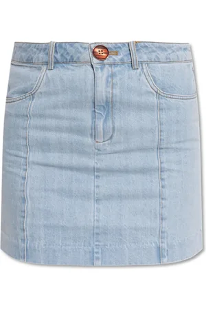 Gestuz Nederdel, Dame, Blå, S, Denim, Denim nederdel Vella