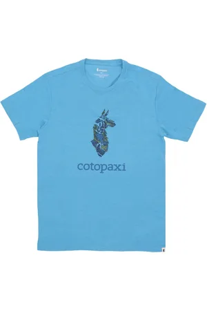COTOPAXI Top, Herre, Blå, L, Bomuld, Lama Poolside Tee Herre T-shirt