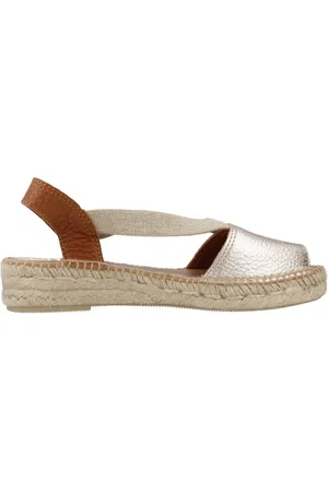 Toni Pons Sko, Dame, Grå, 40 EU, Uld, Stilfulde flade sandaler til kvinder