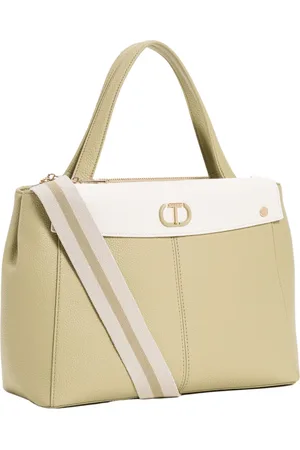 Twin-Set Taske, Dame, Grøn, ONE SIZE, Uld, Grønne tasker til stilfuldt look