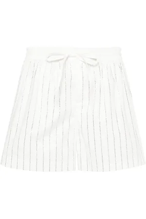 GIUSEPPE DI MORABITO Shorts, Dame, Hvid, 2XS, Hvid Kort Stil Model 01