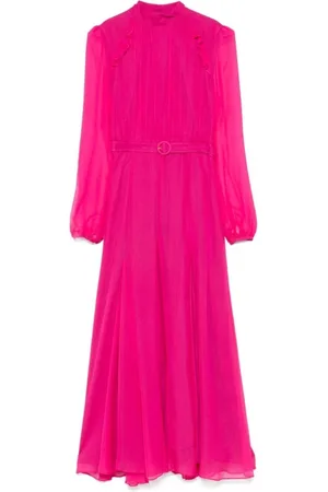 SALONI Kjole, Dame, Lyserød, XS, Posey Jacquib Moderne Stil
