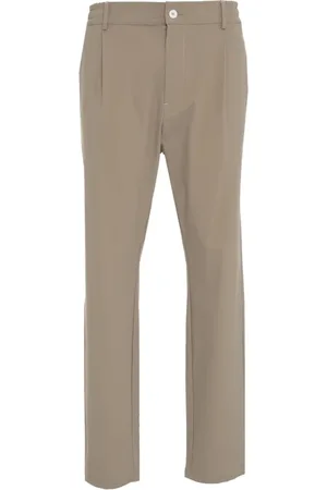 CRUNA Bukser, Herre, Brun, L, Brun Tapered Fit Bukser Mitte Stil