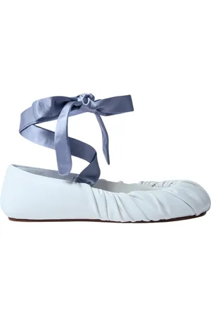 Yume Yume Sko, Dame, Hvid, 39 EU, Satin, Satin Strop Ballerina Flats