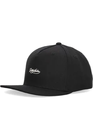 DOLLY NOIRE Tilbehør, unisex, Sort, ONE SIZE, Polyester, Sort Snapback Hat med flad skygge