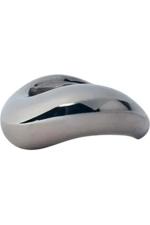 TOM WOOD Tilbehør, unisex, Grå, 54 MM, Kurvet Twist Ring Skulpturelt Design