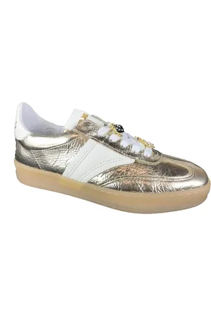 Mjus Sko, Dame, Gul, 41 EU, Uld, Afslappet Sneaker Sko T94101