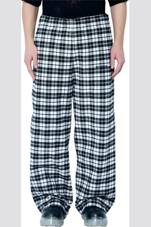Vetements Bukser, Herre, Sort, M, Bomuld, Tern Motiv Pyjama Bukser