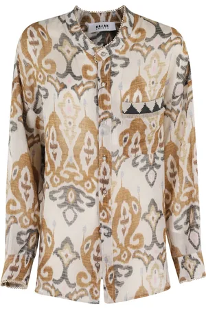Bazar Deluxe Bluser & Skjorter, Dame, Flerfarvet, S, Uld, Stilfuld Skjorte til Mænd