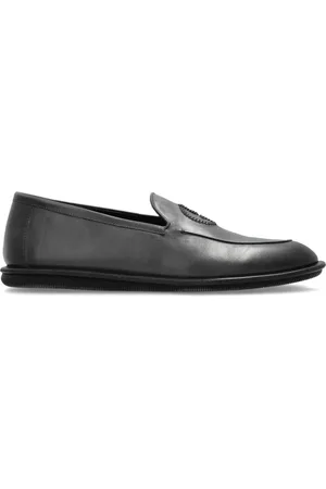 Giorgio Armani Sko, Herre, Sort, 42 EU, Læder, Loafers type sko