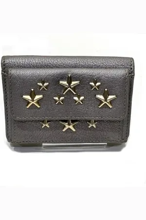 Jimmy Choo Pre-owned, Dame, Grå, ONE SIZE, Pre-owned Laeder punge