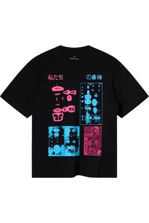 Edwin Top, Herre, Sort, S, Bomuld, T-shirt med trykt logo