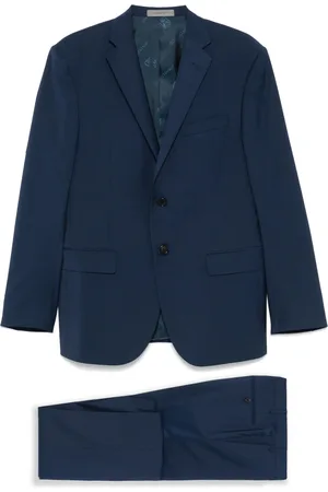 corneliani Jakkesæt, Herre, Blå, 2XL, Uld, Stræk ulddragt Drop 7