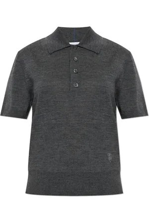 Burberry Strik, Dame, Grå, L, Uld, Uld Sweater