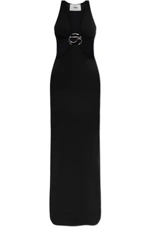 COPERNI Kjole, Dame, Sort, M, Nylon, Kjole med applikation