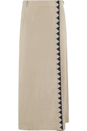 Bazar Deluxe Nederdel, Dame, Brun, XS, Elegant Nederdel