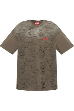 Diesel Top, Herre, Grøn, L, Bomuld, T-shirt T-Boxt-R29