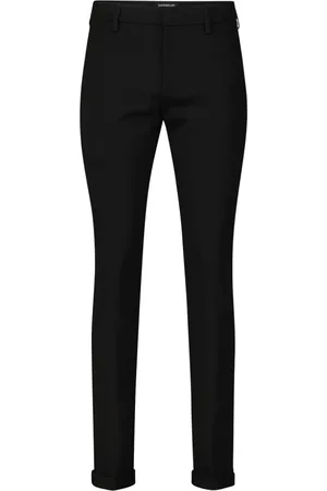 Dondup Bukser, Herre, Sort, W30, Klassiske Slim Fit Bukser